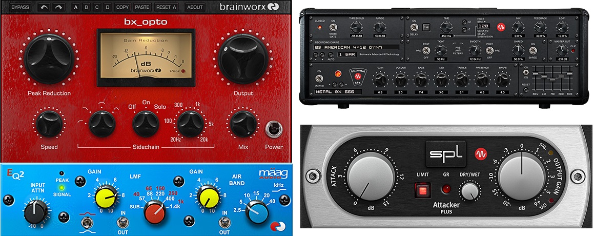 Plugin Alliance / Brainworx Bundle bx_opto  bx_rockrack Maag EQ2  SPL Attack